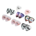 thumbnail image 4 of Guitar Picks Set, Pleasant Intonation Provide 13 Pcs Modern Design Guitar Plectrums Pack Medium Gauge Celluloid With Storage Box For Musical Instrument, 4 of 8
