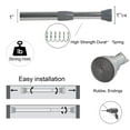 thumbnail image 3 of Tension Adjustable Shower Curtain Rod 43-79 Inches Silver, 3 of 5