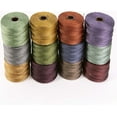thumbnail image 6 of The Beadsmith S-Lon Bead Cord – .5 mm Nylon Cord, 12-Pack, Forest Mix, TEX210, 77 Yards, 6 of 8