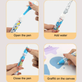 thumbnail image 4 of "Magic Water Doodle Mat for Kids - Reusable XL 80x60cm Drawing Pad with 3 Brushes & Learning Accessories, Mess-Free Educational Toy", 4 of 7