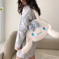 thumbnail image 4 of Bolso de mano Kawaii Sanrio para mujer, bolsa de hombro de felpa, Melody Kuromi Cinnamoroll, moda femenina, bolsos de mensajero, monederos, regalos de navidad, 4 of 4