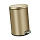 thumbnail image 2 of Bote protección contra olores de papel con anillos para bolsas de pedal de 6L para cocina oro Macarena Cubo de basura con pedal, 2 of 8