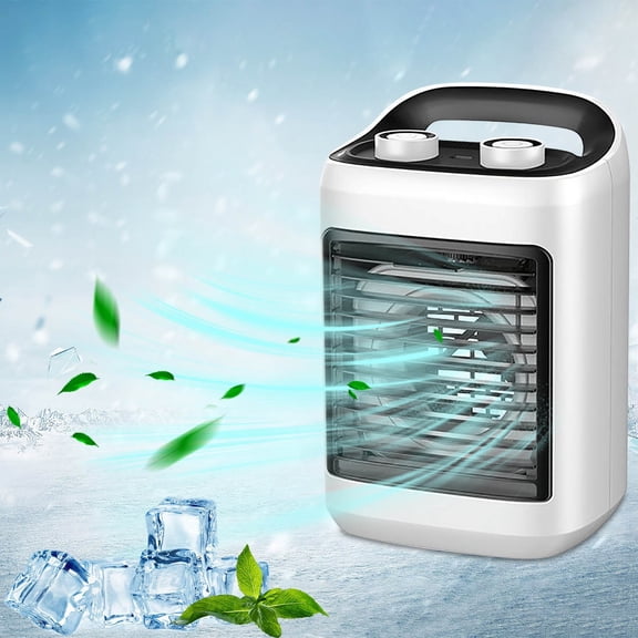 Portable Air Conditioners, Personal Evaporative Air Cooler with 6 Wind Speeds Small Air Conditioner Fan, Desktop Cooling Fan for Room, Office, Bedroom, Camping