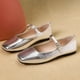 thumbnail image 2 of Zapatos planos Shoes Hee grand Mary Jane Dressy plateados para mujer, 2 of 6