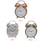 thumbnail image 2 of Reloj electrónico fluorescente retro de la luz de la noche de la luz de la noche del despertador doble de la campana doble del metal silencioso de 3 pulgadas Advancent HA1181-01B, 2 of 6