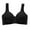 Black, variant on Bigersell Full-Coverage Bra Trendy Women's Senior Elder Women Comfortable Soft Thin Printed Underwear Plus Size Underwear Bra Shoulder Straps Plus Size Bra Style F-809 Purples 36
