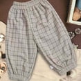 thumbnail image 4 of Plebaso Girls Boys Baggy Sweatpants Elastic Waist Pull on Athletic Joggers Plain Corduroy Casual Kids Pants, 4 of 6