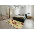 thumbnail image 5 of Ahgly Company Machine Washable Indoor Rectangle Transitional Light Brown Area Rugs, 8' x 12', 5 of 7