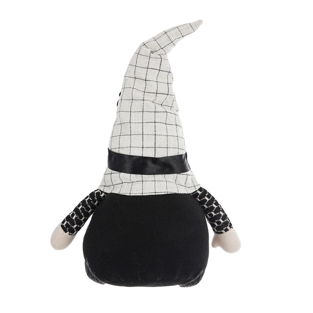 Set of 2 23.5IN Halloween Gnome Decorations Handcrafted Fabric for Indoor Tabletop Shelf Display