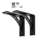 thumbnail image 1 of 2 Piezas Soportes de Metal en L Soportes de Estante de Metal Hardware Soportes de Estante Resistentes Soportes de Estante Flotantes para Cocina, 1 of 7