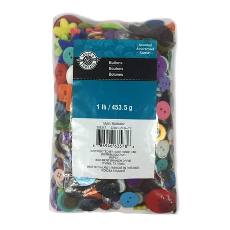 UPC: 0886946635786 | Multicolor Button Value Pack By Loops & Threads®