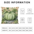 thumbnail image 5 of ARISTURING  Fall Pillow Covers Sage Green Pumpkin Eucalyptus Leaves Throw Pillow Case Hello Pumpkin Give Thanks Cushion Cover for Harvest Farmhouse Thanksgiving Home Office Decor, 5 of 5