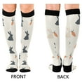 thumbnail image 4 of FORMRS Womens Knee High Socks Casual Long Thick Travel Daily Wear, 1 Pair, Bunnies and Carrots, 4 of 6