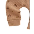 thumbnail image 6 of Qiylii Baby Rainbow  Sun Print Ribbed Outfit Long Sleeve O-Neck Bodysuit+Pants, 6 of 8
