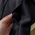thumbnail image 4 of FRSASU Zip up Hoodie Women Fleece Lined Long Sleeve Hooded Jacket Fall Winter Coat Casual Trendy Clothing Black, 4 of 9