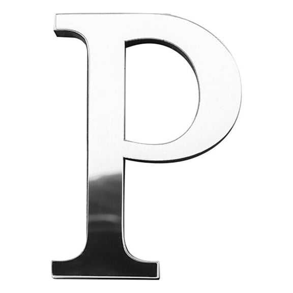 Wosthever 1 Juego de pegatinas de espejo con letras para pared de salón, calcomanía decorativa de espejo acrílico, decoración de EVA Rt, Decoración del hogar PAGS