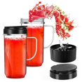 thumbnail image 1 of Juego de reemplazo de licuadora, taza y hoja cruzada de 22oz para Magic 250 Watt Afortunado Sencillez, 1 of 1