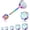 C: Colorful (AB CZ 2-6mm), variant on 316L Surgical Stainless Steel Threadless Flat Back Earrings 2-6mm Hypoallergenic CZ Cartilage Earrings Studs Set Push-in Flat Back Stud Earrings Tragus Helix Piercing Jewelry for Women and Men