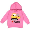 thumbnail image 2 of Inktastic Construction Truck I Love Diggers Toddler Hoodie, 2 of 4