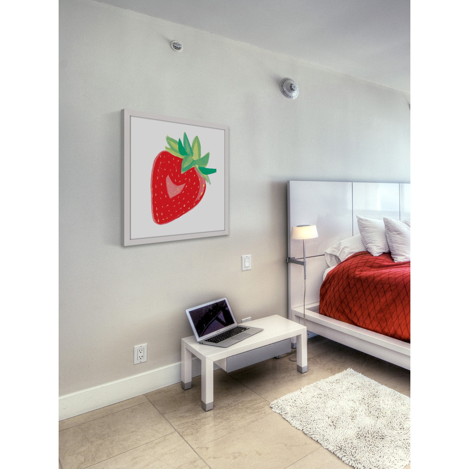 Marmont Hill "Strawberry" by Molly Rosner Framed Painting Print