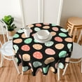 thumbnail image 4 of Easter Eggs Tablecloth, Cute Bunny Table Cloth for Party Decoration, Round 60 Inch, Happy Easter Themed Tablecloths for Dinner Kitchen Party Picnic, 4 of 6