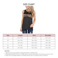 thumbnail image 4 of Chaleco de mujer estilo suelto cuello redondo sin mangas estampado de leopardo Tops casuales de verano para la vida diaria, 4 of 5