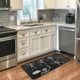 thumbnail image 4 of Coolnut Skeleton Kitchen Rug, 39"x20" Anti Fatigue Kitchen Floor Mat, Non Slip Waterproof Long Standing Mat Throw Kitchen Runner Rug for Kitchen Washroom Bedroom, 4 of 7