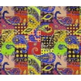 thumbnail image 5 of oneOone Cotton Flex Red Fabric Paisley Patchwork Fabric For Sewing Printed Craft Fabric By The Yard 40 Inch Wide, 5 of 5
