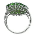thumbnail image 3 of Cocktail 4.45 Ct Chrome Diopside 925 Sterling Silver Women Midi Finger Christmas Ring, 3 of 8