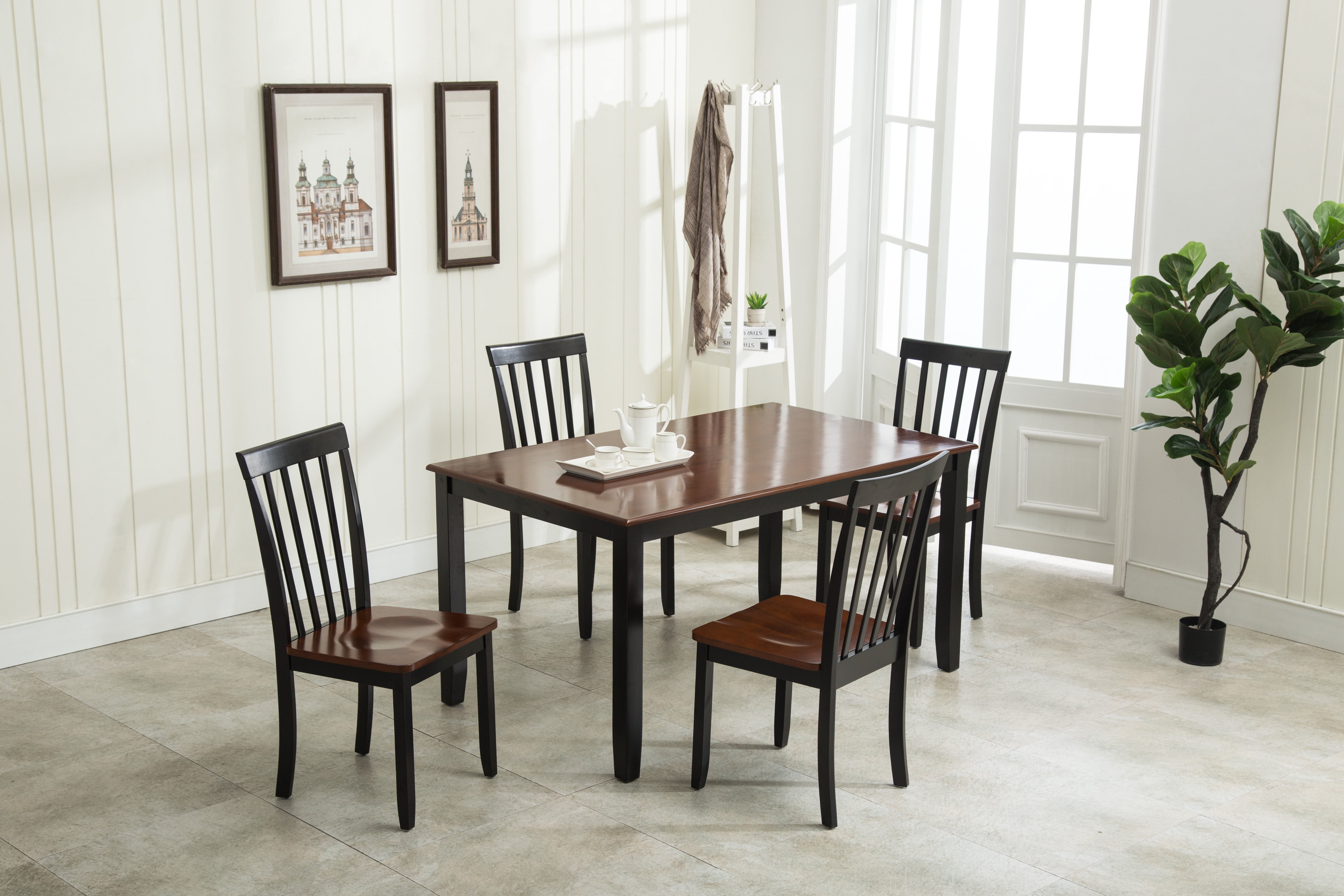 Black//Cherry Boraam Bloomington Dining Table
