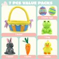 thumbnail image 2 of Cesta de peluche de Pascua JOYIN, 7 unidades, estilo original para niños, 2 of 8
