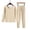 Khaki, variant on Gamivast Thermal Underwear Set for Women 2-Piece Long Sleeve Scoop Neck Top and Full Length Leggings Base Layer Ultra Soft Fleece Lined Warm Winter Sleepwear Lounge L