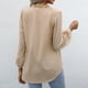 thumbnail image 5 of Puntoco Mujeres Sólido Cuello En V Encaje Puff Manga Puff Camisas Casuales Blusa Suelta top Puntoco Puntoco-1263, 5 of 7