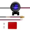 thumbnail image 1 of Round Led Digital Car Truck Water Temp Gauge Temperature Sensor B, 1 of 5