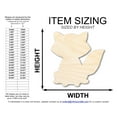 thumbnail image 2 of Unfinished Wood Cute Fox Shape | DIY Craft Cutout 14" / 1/4", 2 of 3