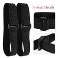 thumbnail image 3 of FUEENIRVA Boot Straps 2Pcs Elastic for Women with Hook and Loop Fasteners in Black 15.7x1x0.2in, 3 of 8