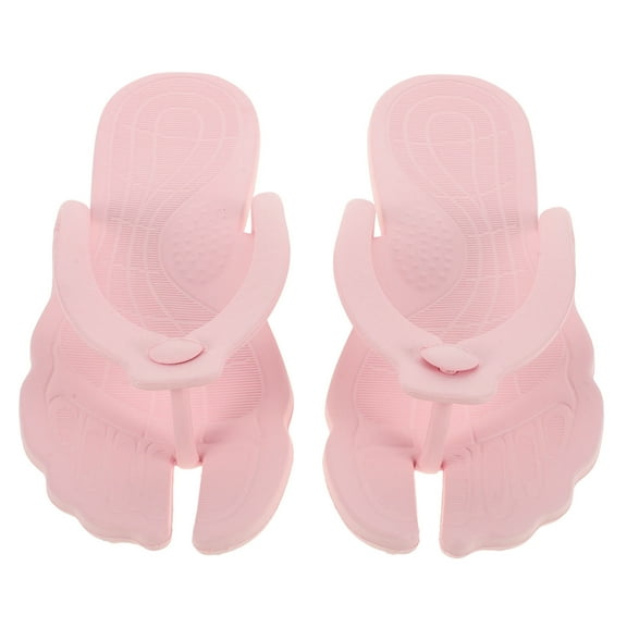 Masteelf 1 Pair of Foldable Slippers Shower Beach Slippers Lightweight Sandals for Travel (Size 39-40)
