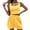 short sets 77#Yellow, variant on WAYUTE Short Sets Women 2 Piece Outfits Soft Sleeveless Matching Clothing Crop Top and High Waisted Shorts Solid Color Casual Summer Outfits