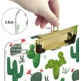 thumbnail image 3 of FMSHPON Green Cactus Cute Clipboard Hardboard Wood Nursing Clip Board and Pull for Standard A4 Letter 13x9 inches, 3 of 5