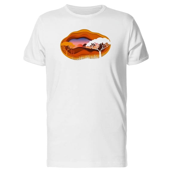 Safari Park Origami T-Shirt Men -Image by Shutterstock, Male XX-Large