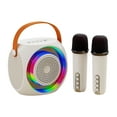 thumbnail image 1 of keepw Machine de Karaoké Compacte et Puissante avec Système Bluetooth Multifonctionnel Karaoké Blanc, 1 of 6