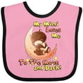 thumbnail image 3 of Inktastic My Mimi Loves Me to the Moon and Back Boys or Girls Baby Bib, 3 of 4