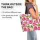 thumbnail image 2 of Balery Rose Flowers Bolsa Tote Estilo Estético con Cremalleras, Bolsa de Hombro, Bolsa de Compras Grande y Plegable, 2 of 8