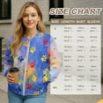 thumbnail image 7 of DISNIMO Dog Paw Printed Sweatshirts for Women Zip Up Jackets Long Sleeve Outwear V Neck Sweatshirt Jacket for Fall Winter, 3XL, 7 of 7