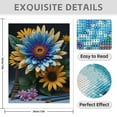 thumbnail image 3 of Diamond Art Kits for Adults - 5d Colorful Flower Art Eiffel Vivid Diamond Painting for Adults, Diamond Art for Adults Beginners, Diamond Painting Kits for Adults for Home Wall Decor, 3 of 7