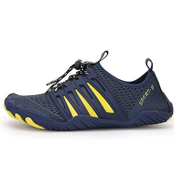 Hombres Mujeres Zapatos de vadeo de secado rápido Zapatos de agua Transpirable Aqua In Upstream Antideslizante Deportes al aire libre Zapatillas de playa resistentes al desgaste LingWen 8390605497995