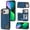 Blue, variant on Feishell for iPhone 17 Pro Max Back Flip Case with Credit Card Slots,Shockproof Durable PU Leather Magnetic Button Adjustable Kickstand Wallet Phone Case for Women Men,Black