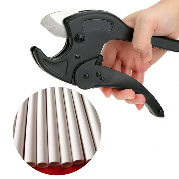 Cortador de tubos de PVC,Cortador de tubos de PVC Herramienta de corte de tubos de alta resistencia Cortador de tubos de aleación de aluminio Rendimiento de alta gama
