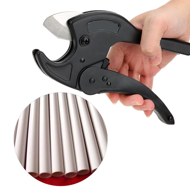 Cortador de tubos de PVC,Cortador de tubos de PVC Herramienta de corte de tubos de alta resistencia Cortador de tubos de aleación de aluminio Rendimiento de alta gama