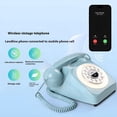 thumbnail image 3 of GJX 2026 New Bluetooth Landline Phone,Retro Home Phones for Landline,Classic Vintage Cordless Telephone Bluetooth Connection Speakerphone for Home House for Home,Office,Desk,Hotel,Decor(Blue)1Pcs, 3 of 7